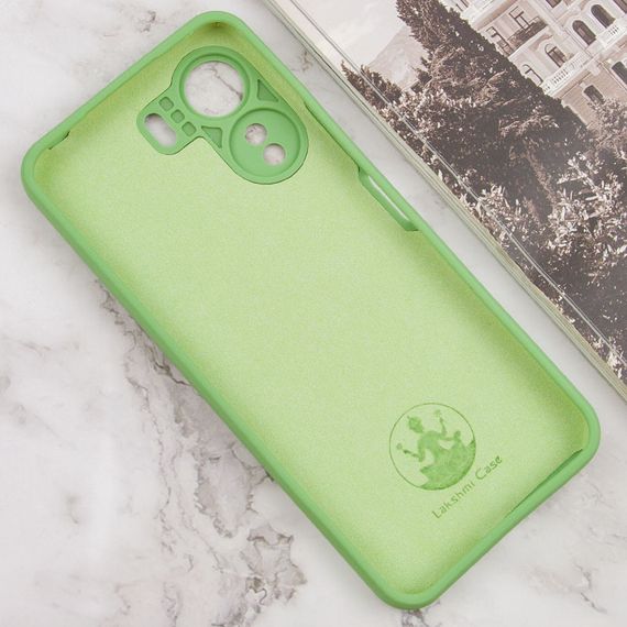 Чехол Silicone Cover Lakshmi Full Camera (AAA) для Xiaomi Redmi 13C / Poco C65 Мятный / Mint | Зображення 2