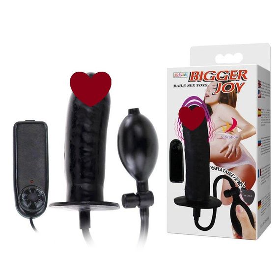 Вибратор с расширителем "Bigger Joy" BW-008078AQ sexstyle