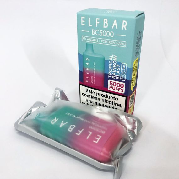 Elf Bar BC5000 смак Тропічний райдужний вибух (Tropical Rainbow Blast) | Зображення 2