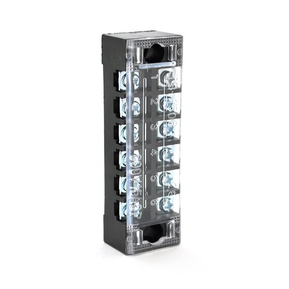 Клемна колодка 6-розрядна TB-1506 15A/600V, ціна за штуку