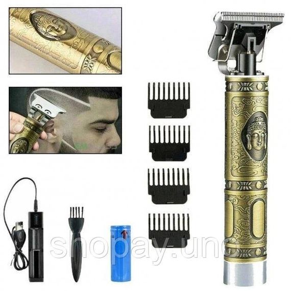 Электробритва для головы Hair Clipper WS-T99, Многофункциональная аккумуляторная машинка для стрижки CB-74 | Зображення 8