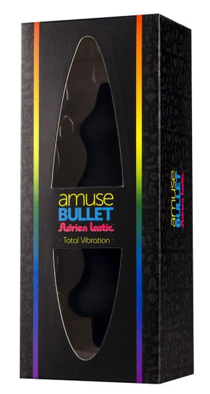 Анальна пробка з вібрацією Adrien Lastic Bullet Amuse Black, макс. діаметр 3,9 см sexstyle | Зображення 2