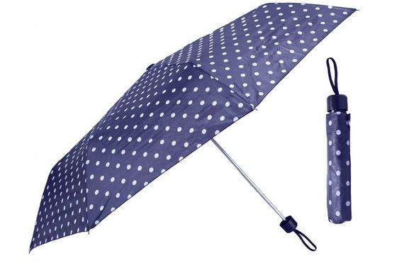 Парасолька Semi Line Blue White Dots (L2036-3 Blue) (DAS302209) | Зображення 2
