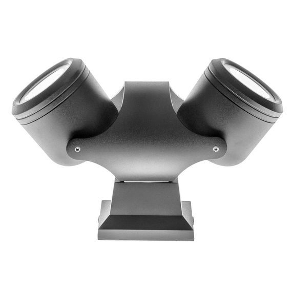 Подсветка фасадная настенная накладная IP44 AL-112/2 GU10 BK | Зображення 6