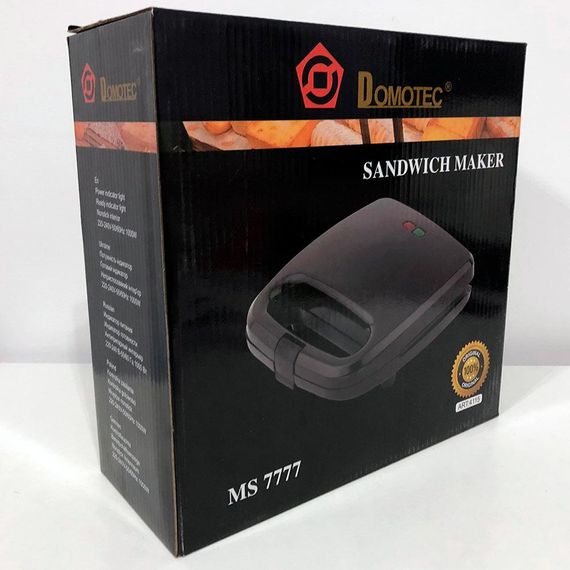 Сендвічница DOMOTEC MS-7777 бутербродниця з антипригарним покриттям | Зображення 4
