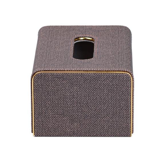 Серветниця горизонтальна 21х13х9 см для серветок на стіл Коричневий HP-3-118BR | Зображення 2