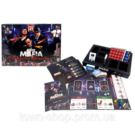 Настольная экономическая игра "MAFIA. Gangster Business. Premium" MAF-03-01U на украинском языке | Зображення 1
