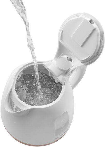 Електрочайник Sencor SWK 1102RS 1 л білий з бежевим | Зображення 4