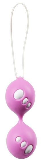 Вагінальні кульки You2Toys Twin Balls, рожеві/білі | Зображення 1