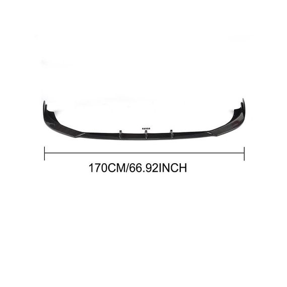 Накладка на передній бампер Lip V1 (для S-Line 2012-2016 HB, Карбон) для Ауди A3 рр | Зображення 5