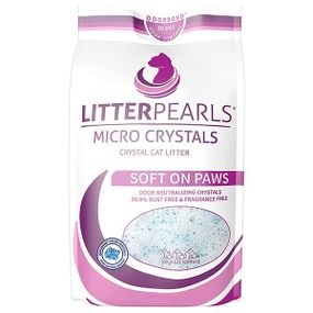 Силикагелевый наполнитель для кошачьих туалетов Litter Pearls Micro Crystals, 3.6 л