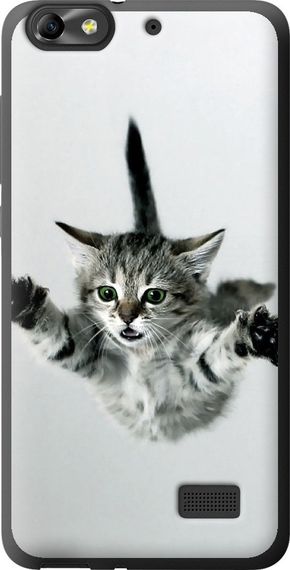 Чехол на Huawei Honor 4C Летящий котёнок "2322u-183-17620"