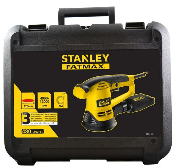 Шліфмашина ексцентрикова мережева Stanley Fatmax FME440K | Зображення 3