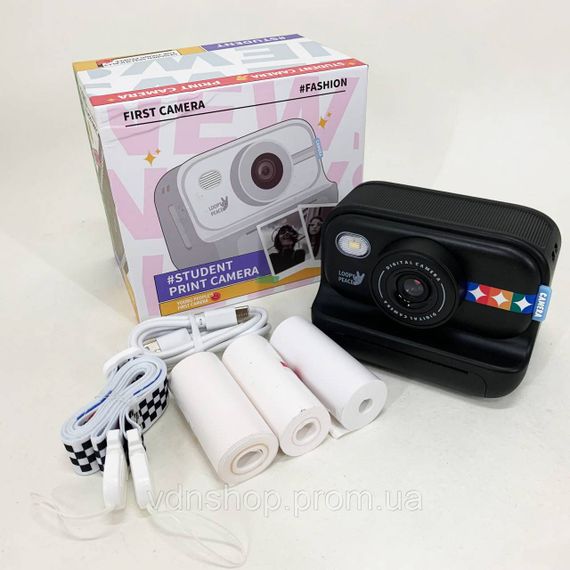 Дитяча відео-фото камера з друком, Фотоапарат для дитячого розвитку, Камера миттєвого друку з екраном VM-63 | Зображення 4