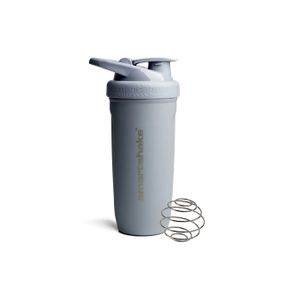 Шейкер спортивний SmartShake металевий Reforce Stainless Steel 30oz/900ml Gray (Original)