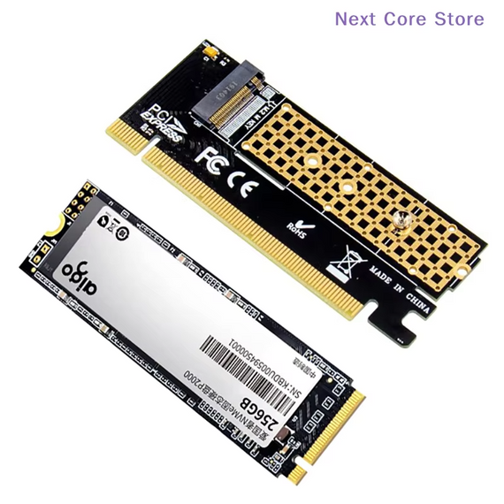 Адаптер M.2 NVMe в PCIe X16 для SSD форматів 2230-2280