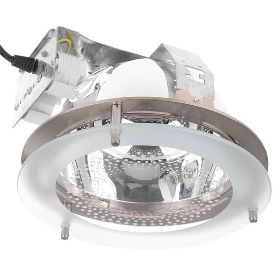 Світильник Downlight стельовий вбудований DL-02 SN/2x26W Brille 166021