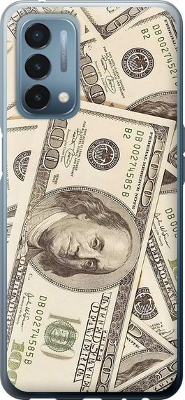 Чехол на OnePlus Nord N200 Доллары "3016u-2384-17620"