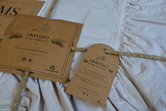 Постільна білизна Limasso Stonewashed Exclusive Ranforce 160 х 220 см семейный Natural Krem | Зображення 1