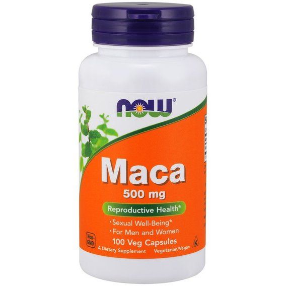 Мака NOW Foods Maca 500 mg 100 Veg Caps