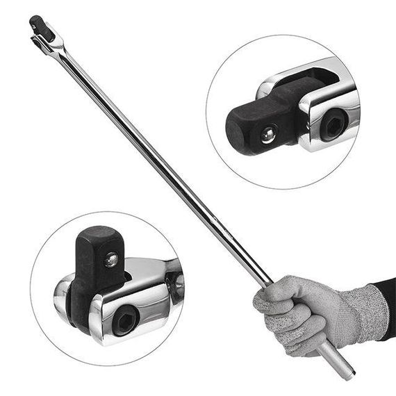 Вороток із шарніром 1/2", 600 мм INTERTOOL ET-10351 | Зображення 3