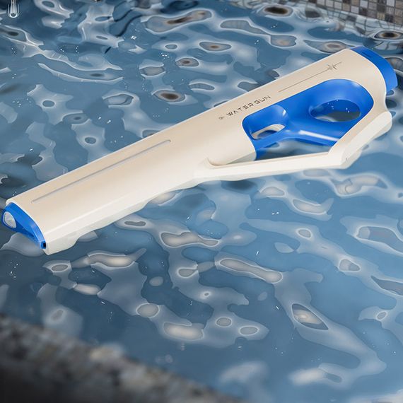 Водяний акумуляторний автомат Water Gun 185-66 (400ml) with lithium battery White / Blue | Зображення 3