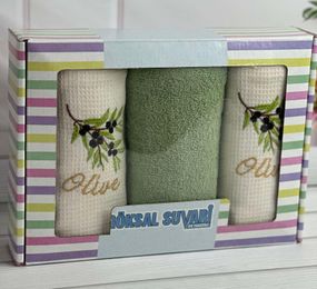 Набір рушників Suvari  96047 Туреччина 40x60  Вафельний / махра