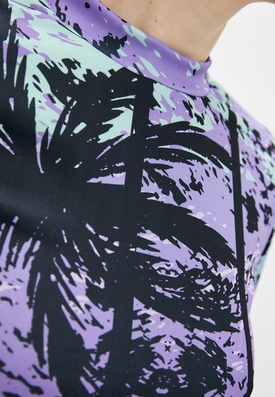 Спортивный топ 4Profi с длинным рукавом c принтом "Тропик" размер S дайвинг 15933 | Зображення 4