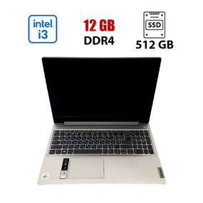 Ноутбук Б-клас Lenovo IdeaPad 3 17IML05 / 17.3" (1600x900) TN / Intel Core i3-10110U (2 (4) ядра по 2.1 - 4.1 GHz) / 12 GB DDR4 / 512 GB SSD NVMe / Intel UHD Graphics / WebCam / Win 10 Lic б/в