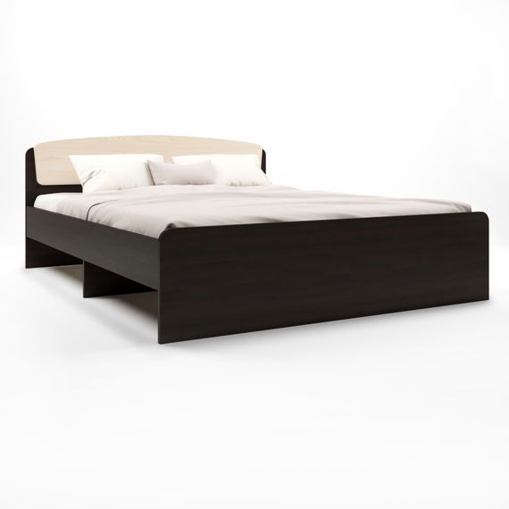 Двоспальне ліжко Еверест Асторія з двома ящиками 160х200 см венге/дуб молочний (EVR-2488) | Зображення 4