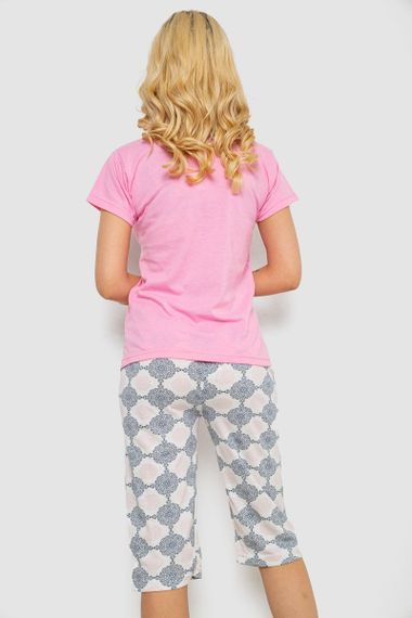 Пижама женская, цвет розовый, 243R2509 | Зображення 3