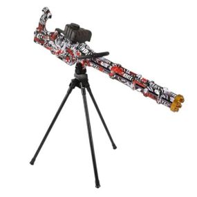 Автомат на тринозі ігровий акумуляторний з підсвічуванням та глушником стріляє орбізами 076 B-1