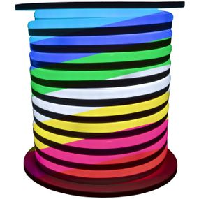 Світлодіодний неон PROLUM™ 8x16, IP68, 12V, Series "SF", RGB, PRO