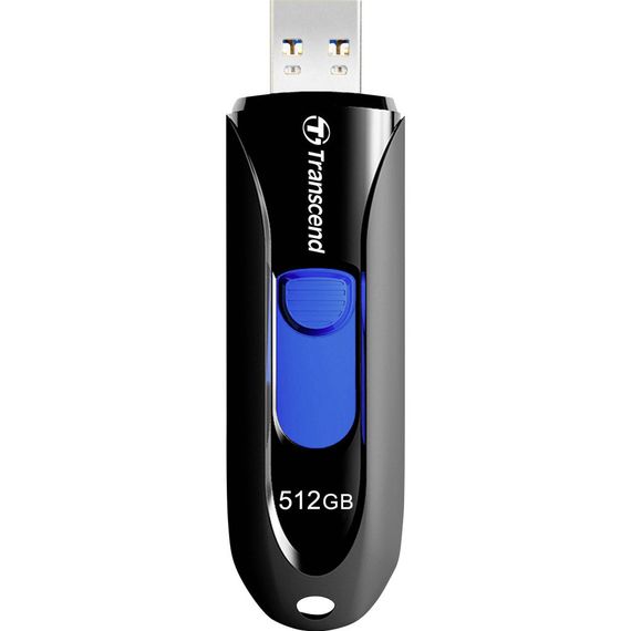 USB флеш накопичувач Transcend 512GB JetFlash 790 Black USB 3.1 (TS512GJF790K) | Зображення 2