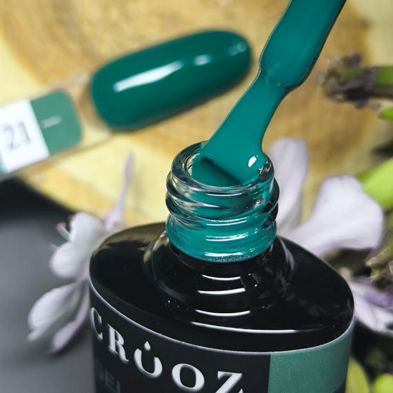 Гель-лак Crooz 21 (класический зеленый) 8мл