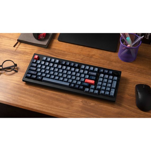 Клавіатура Keychron V5 Max Gateron Jupiter Brown Knob Hot-Swap QMK Wireless/Bluetooth/USB-А UA Black (V5M-D3-UA) | Зображення 7