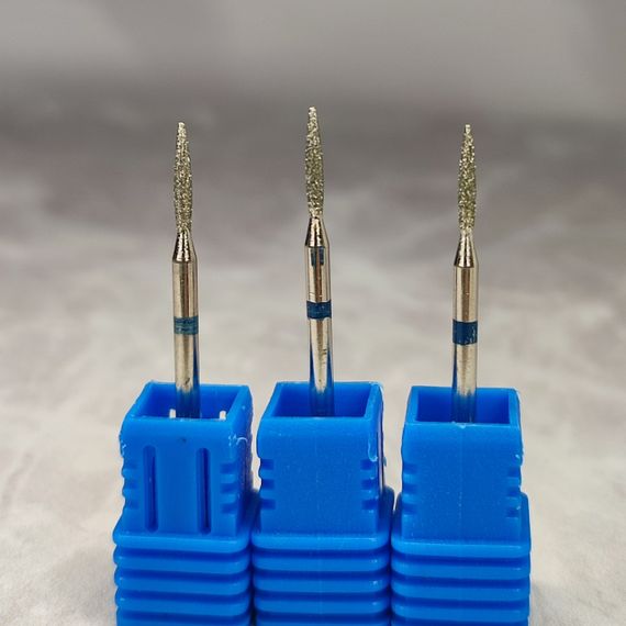 Фреза алмазная пламя 018 синее | Зображення 1