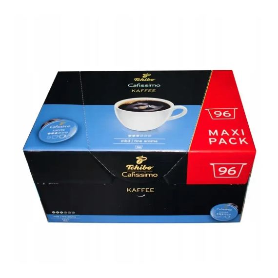 Кофе в капсулах Tchibo Caffitaly Cafissimo Kaffee Mild 96шт Тчибо большая пачка мягкий кофе | Зображення 1