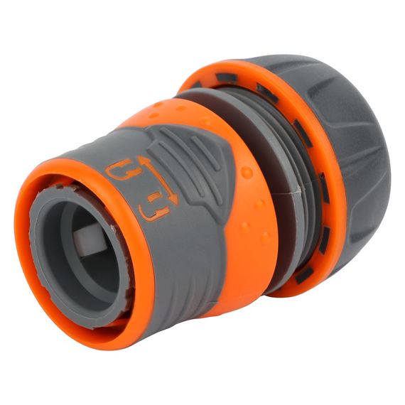 Конектор 1/2" Flora швидкознімний для шланга 3/4" аквастоп з замком (ABS+TPR) (5015454) | Зображення 4