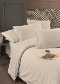 Постільна білизна Altinbasak Poplin 200 х 220 см Infinity Ivory