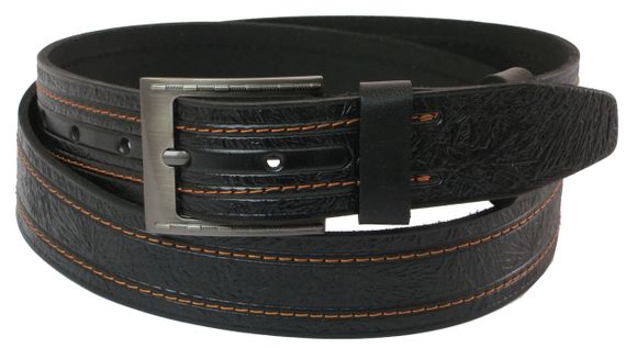 Ремінь під джинси Skipper чорний 3,8 см