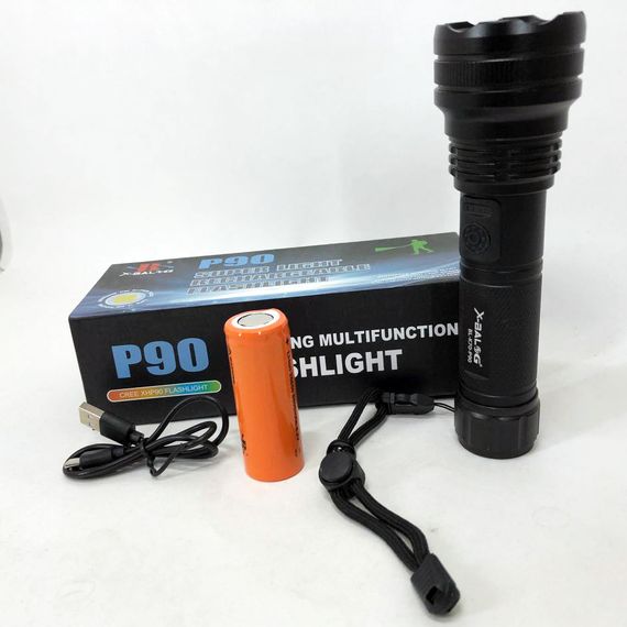 Ліхтар суперяскравий BL-K70-P90, Тактичні ліхтарі з зумом, Ліхтарик на всі випадки JN-19 | Зображення 3