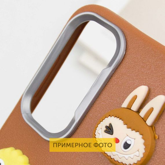 Чохол TPU Leather Toys для Xiaomi Poco X6 / Note 13 Pro 5G Labubu / Brown | Зображення 5