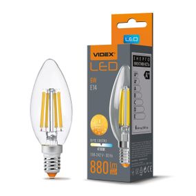 Світлодіодна лампа VIDEX Filament C37F 6W E14 4100K