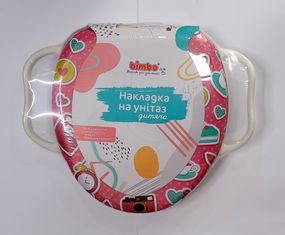 Накладка на унітаз м'яка C 31828 Bimbo, з ручками, в пакеті (6900067318282) Вид 6