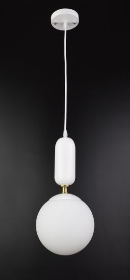 Люстра підвісна LOFT на 1 лампочку 25951 Білий 40-90х18х18 см.