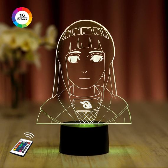 3D світильник нічник з пультом "Хіната Х'югу" 3DTOYSLAMP