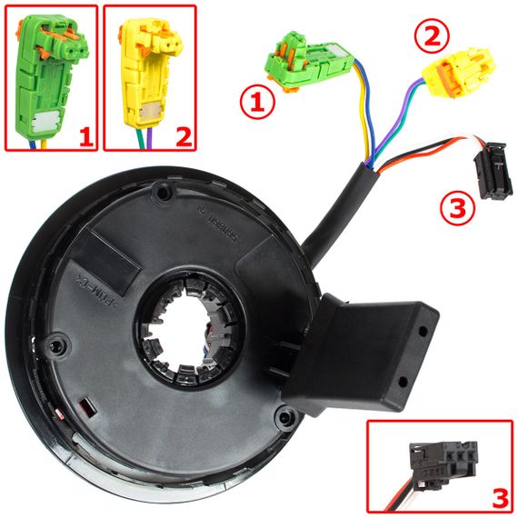 Спіраль контактна підкермова AIRBAG A0004640518 Mercedes-Benz W211, W463 мерседес 211 463