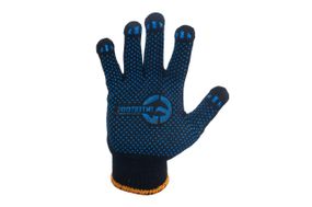 Перчатки Intertool - 70/30 с точкой 68г черные 10" (SP-0132)