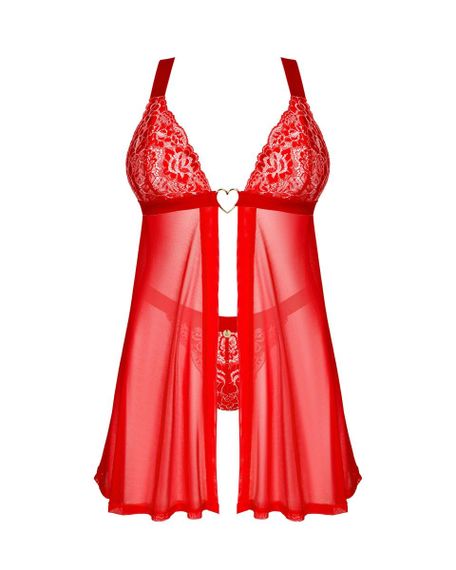 Пеньюар та трусики Obsessive Elianes babydoll & thong XS/S | Зображення 2